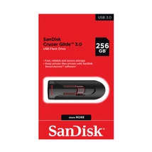 SanDisk Cruzer Glide pendrive 256GB USB 3.0 - fekete/piros