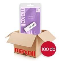 Maxell 32GB pendrive USB 2.0 - fehér (100 db-os csomag)