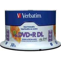 Verbatim DVD+R 8x 8.5GB DL Life Series Printable Cake (50) Verbatim DVD+R 8x 8.5GB DL Life Series Printable Cake (50)
