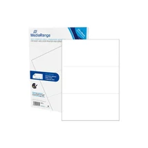 MediaRange öntapadós címke 210x99mm - fehér (150 címke)