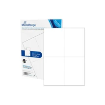 MediaRange öntapadós címke 105x148mm - fehér (200 címke)