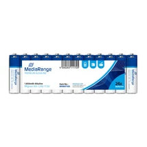 MediaRange Premium alkáli elem AA LR06 1,5V - 24 darabos csomag