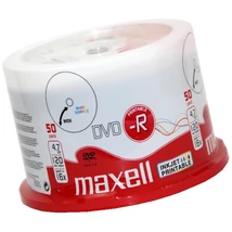 Maxell DVD-R 16X Teljes Felületén Nyomtatható Lemez - Cake (50)