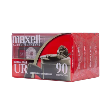 Maxell UR90 audió kazetta 90 perc - 5 db
