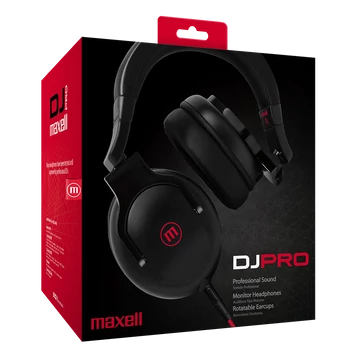 Maxell HP-DJ PRO MAX Bluetooth Fejhallgató - Fekete