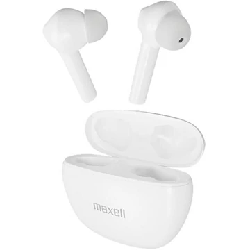 Maxell Dynamic+ TWS Bluetooth 5.3 fülhallgató mikrofonnal - fehér