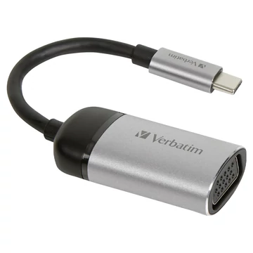 Verbatim USB Type-C - VGA adapter - fekete