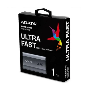 ADATA SE880 külső SSD 1TB USB-C 3.2 gen 2x2 (2000/2000 MB/s) - titánszürke