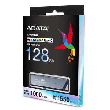 ADATA UE800 külső SSD 128GB USB-C 3.2 gen 2 (1000/550 MB/s)