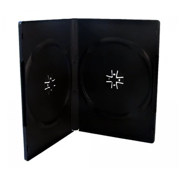Amaray D1551 dupla DVD tok 14 mm - fekete