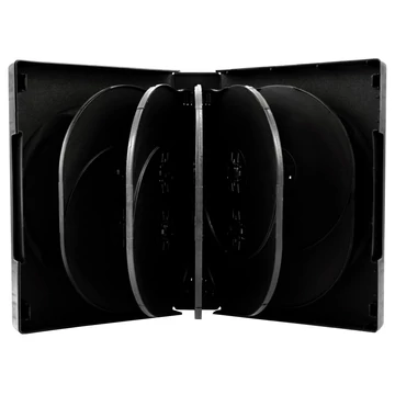 12 lemezes DVD tok 39mm - fekete (D2261)