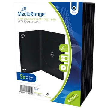Dvd tok 14mm - 1 lemezes, szimpla (MediaRange) EU - BOX11-M