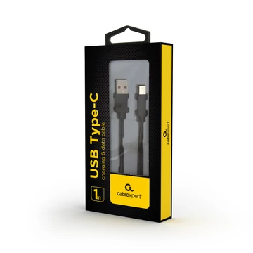 Gembird USB Type-C - USB 2.0 kábel 1m - fekete
