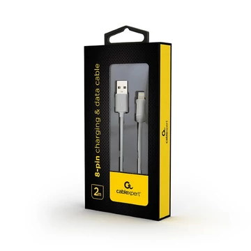 Gembird Lightning - USB 2.0 kábel 2m - fehér