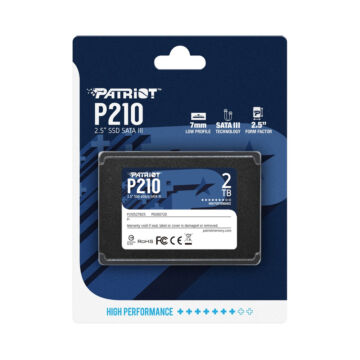 Patriot P210 2TB SSD Meghajtó 450/350 MB/s [2.5"/SATA3]