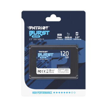Patriot Burst Elite 120GB SSD Meghajtó 450/320 MB/s [2.5"/SATA3]