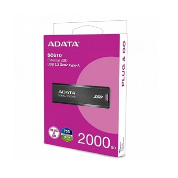ADATA SC610 külső SSD 2TB USB 3.2 gen 2 - fekete