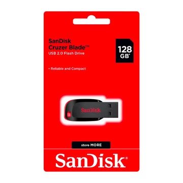 SanDisk Cruzer Blade 128GB Pendrive USB 2.0 (SDCZ50-128G-B35) - SDCZ50_128G_B35