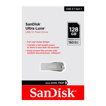 SanDisk Ultra Luxe 128GB Pendrive USB 3.1