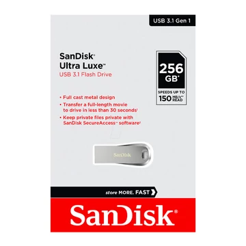 SanDisk Ultra Luxe 256GB Pendrive USB 3.1