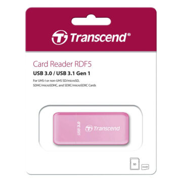 Transcend RDF5 USB 3.0 kártyaolvasó - Rose