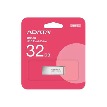ADATA UR350 pendrive 32GB USB 3.2 Gen1 100 MB/s - fém/barna