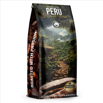 Blue Orca Fusion Peru Fazenda Verde, szemes kávé, 1kg, Arabica/Robusta (75/25%)
