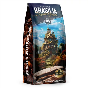 Blue Orca Fusion Brasilia Fazenda Grande, szemes kávé, 1kg, Arabica/Robusta (75/25%)