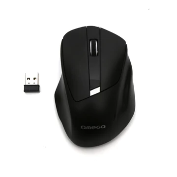 Omega vezeték nélküli egér 2.4GHz 1000/1600/2000dpi - fekete