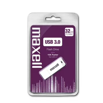 MAXELL PENDRIVE 32GB USB 3.0 Fehér