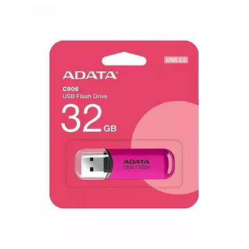 ADATA C906 PENDRIVE 32GB USB 2.0 Rózsaszín