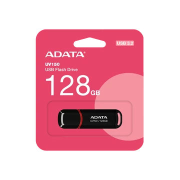 Adata UV150 Slim 128GB Pendrive USB 3.0 - Fekete (AUV150-128G-RBK) - AUV150_128G_RBK