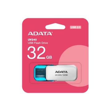  AUV240-32G-RWH ADATA UV240 PENDRIVE 32GB USB 2.0 Fehér-Kék