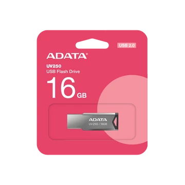 AUV250-16G-RBK ADATA UV250 PENDRIVE 16GB USB 2.0 Ezüst