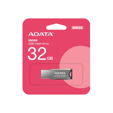 AUV250-32G-RBK ADATA UV250 PENDRIVE 32GB USB 2.0 Ezüst