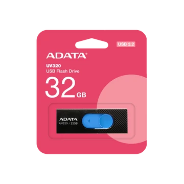 Adata UV320 32GB USB 3.0 pendrive fekete-kék - AUV320_32G_RBKBL