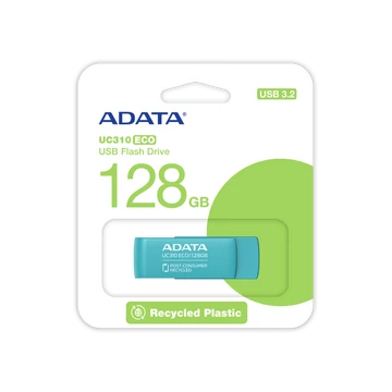 Adata UC310 128GB ECO pendrive, USB 3.2 Gen1, zöld