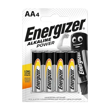 Energizer Alkaline Power Alkalikus AA LR6 elem  (4)