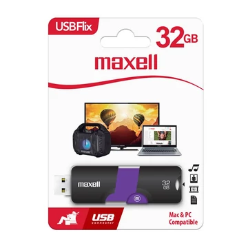 Maxell FLIX pendrive USB 3.2 32GB - fekete/lila
