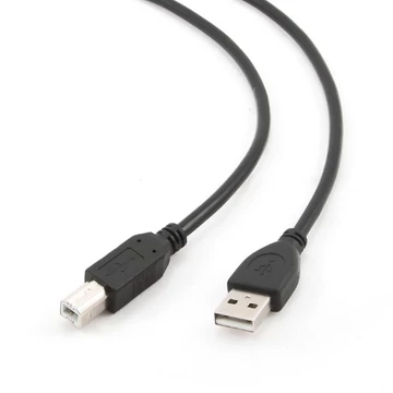 Gembird USB 2.0 AM-BM nyomtató kábel 1.8m - fekete