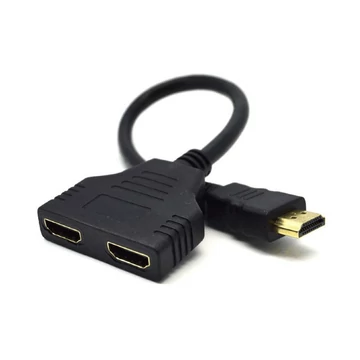 Gembird HDMI passzív elosztó adapter kábel 1x HDMI - 2x HDMI - fekete