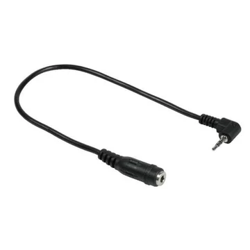 Hama sztereó adapter kábel 2,5 mm Jack - 3,5 mm Jack - fekete
