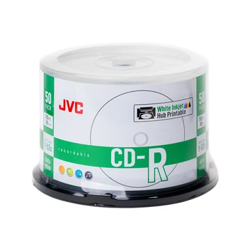 JVC CD-R 52X nyomtatható lemez 700 MB - cake (50)