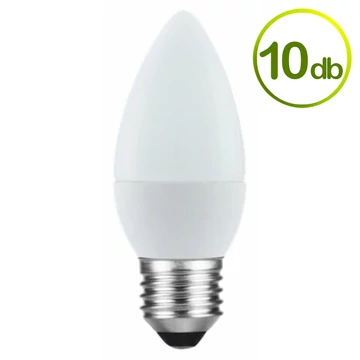 10db Helios E27 A37 LED izzó 5W 3000K 470lm 230V CSOMAG!