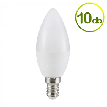 10db Helios E14 C37 LED izzó 6W 4000K 550lm 230V CSOMAG!