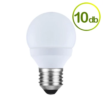 Helios E27 P45 LED izzó 4W 3000K 400lm 230V - 10 darabos csomag