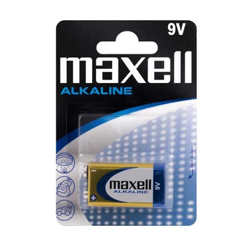 Maxell alkáli 9V elem 6LR61 - 1 darab