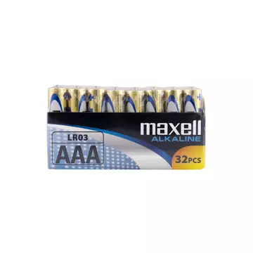 Maxell Alkáli AAA Elem LR03 [32 Shrink]