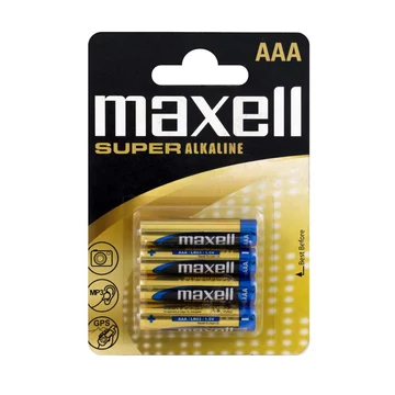 Maxell Super Alkáli AAA Elem LR03 [4 Blister]