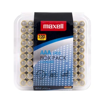 Maxell Alkáli AAA Elem LR03 [100 Shrink]